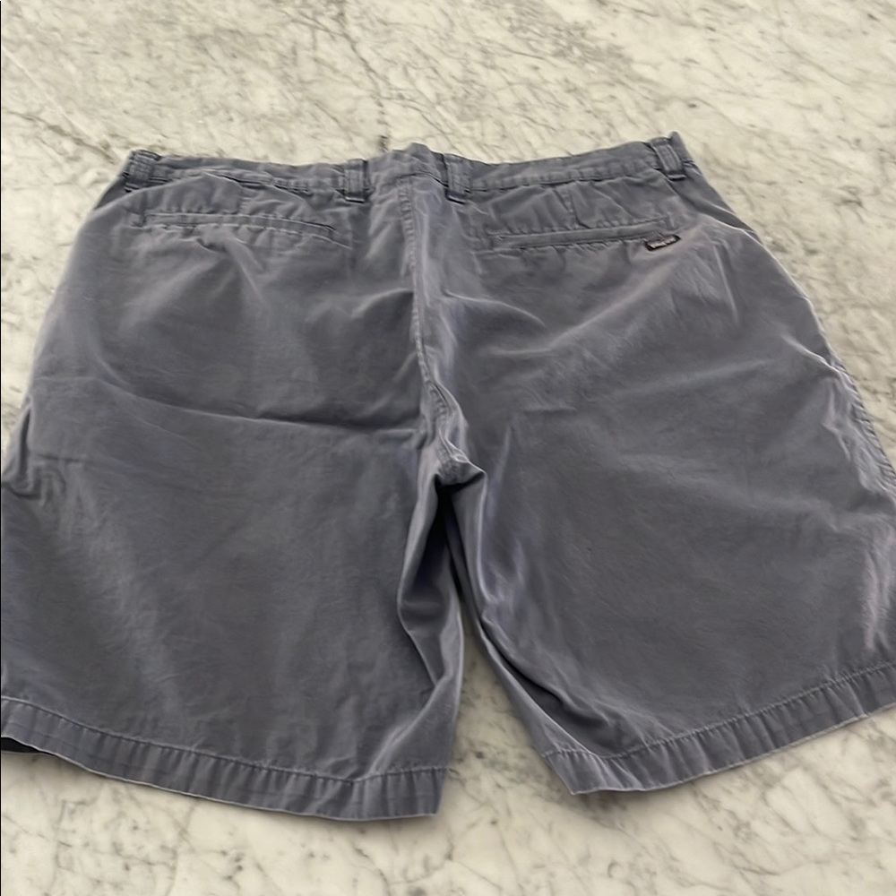 Patagonia Gray Flat Front Shorts Relaxed Fit M 36